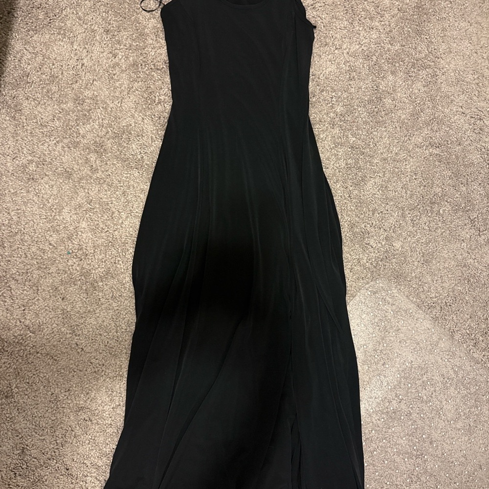 Michael Michael Kors Black Sleeveless Maxi Dress | Size P | Petite